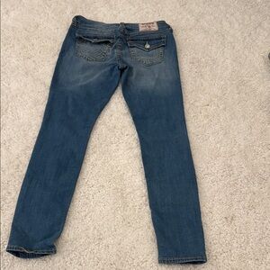 True Religion Women's Dark Wash Skinny Jeans